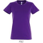 Damen T-Shirt - Imperial - Dunkellila S