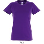 Damen T-Shirt - Imperial - Dunkellila S
