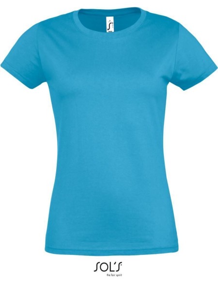 Damen T-Shirt - Imperial - Aqua L