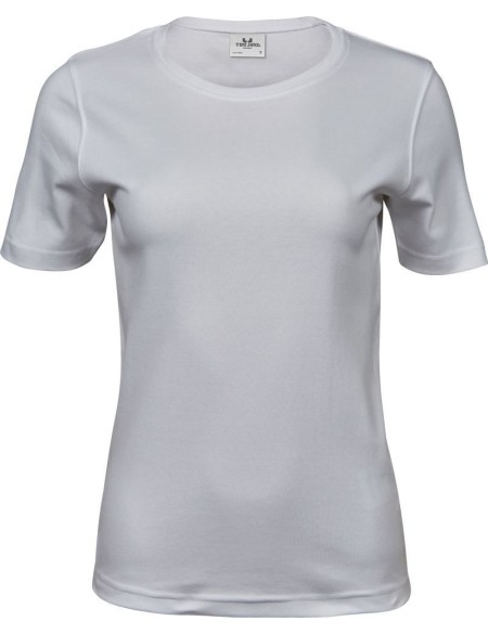 Damen-T-Shirt – Teejays Interlock – Weiß XXL