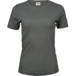 Damen-T-Shirt – Teejays Interlock – Pudergrau 3XL