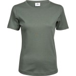 Damen T-Shirt - Teejays Interlock - Blattgrün 3XL