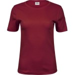 Damen-T-Shirt – Teejays Interlock – Tiefrot XXL