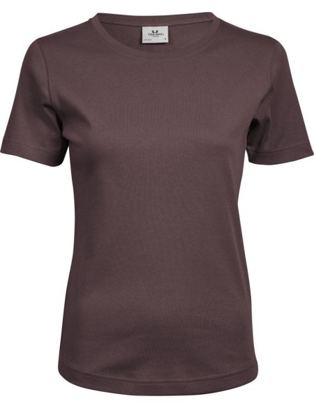 Damen T-Shirt - Teejays Interlock - Grape M