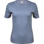 Damen-T-Shirt – Teejays Interlock – Flint Stone L