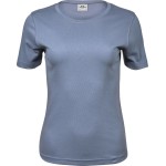 Damen-T-Shirt – Teejays Interlock – Flint Stone L