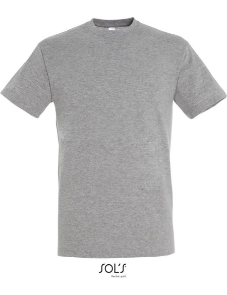 Herren-T-Shirt – Regent – Grau meliert 4XL