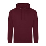 JustHoods Herren-Sweatshirt – Burgunderrot 4XL