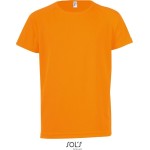 Sport-T-Shirt für Kinder - SPORTS Neonorange 8 Jahre