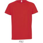 Sport-T-Shirt für Kinder – SPORTS – Rot 6 Jahre