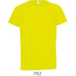 Sport-T-Shirt für Kinder – SPORTS – Neongelb 6 Jahre