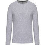 Herren-T-Shirt – Kariban K359 mit langen Ärmeln – Oxford-Grau XXL