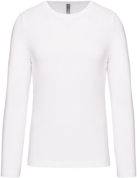 Herren T-Shirt – Kariban K359 Langarm – Weiß L