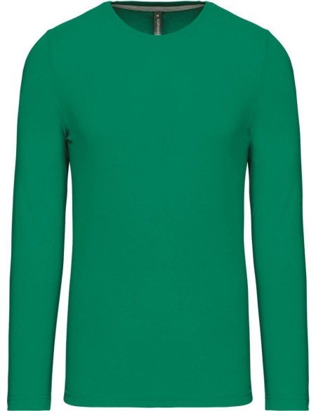 Herren-T-Shirt – Kariban K359 Langarm – Kelly Green M