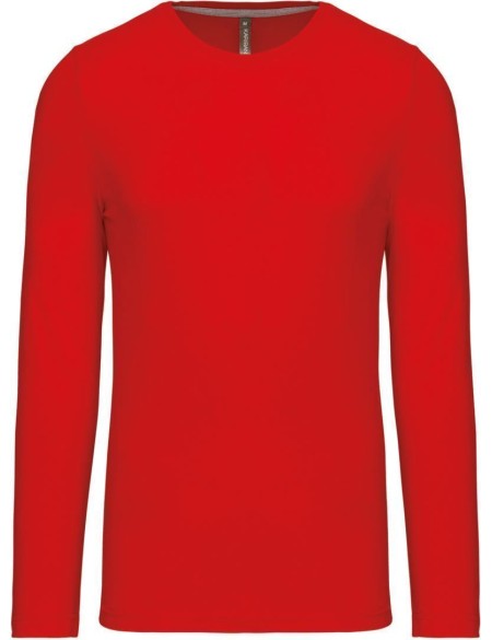 Herren-T-Shirt – Kariban K359 mit langen Ärmeln – Rot 3XL