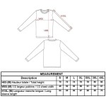 Herren-T-Shirt – Kariban K359 Langarm – Burgunderrot L