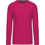 Herren-T-Shirt – Kariban K359 mit langen Ärmeln – Fuchsia XXL