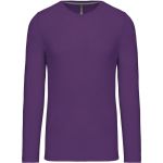 Herren T-Shirt – Kariban K359 Langarm – Lila M