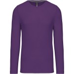 Herren-T-Shirt – Kariban K359 mit langen Ärmeln – Lila XXL