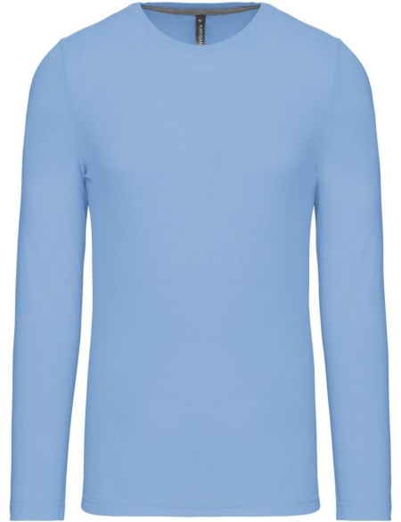 Herren-T-Shirt – Kariban K359 mit langen Ärmeln – Himmelblau – Himmelblau L
