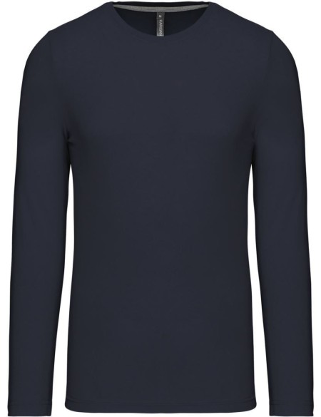 Herren-T-Shirt – Kariban K359 mit langen Ärmeln – Marineblau 4XL