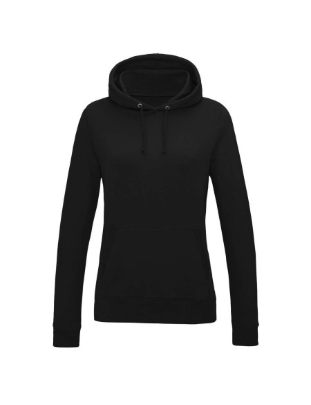 Damen-Sweatshirt JustHoods - Schwarzer Rauch L