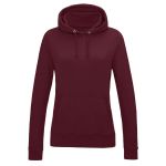 JustHoods Damen-Sweatshirt – Burgunderrot L