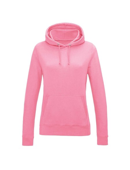 Damen-Sweatshirt JustHoods - Candyfloss Pink L