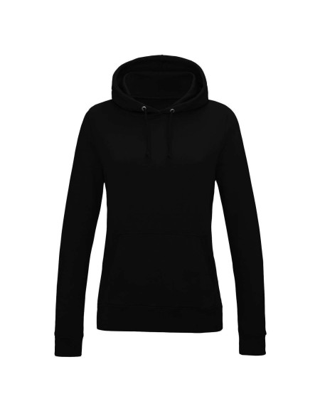 Damen-Sweatshirt JustHoods - Tiefschwarz M