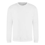 Unisex-Sweatshirt ohne Kapuze JustHoods - Arktisweiß 3XL