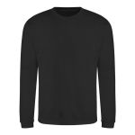 Unisex-Hoodie ohne Kapuze JustHoods - Tiefschwarz 4XL