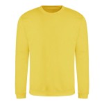 Unisex-Sweatshirt ohne Kapuze JustHoods - Sonnengelb XXL