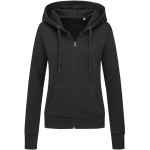 Stedman 5710 Damen Kapuzenpullover - Black Opal S