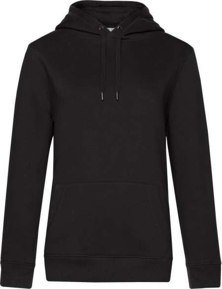 Damen-Kapuzenpullover KING Hooded - Black pure XS