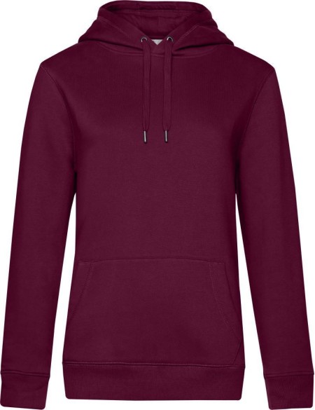 Damen Kapuzenpullover KING Hooded - Dunkle Kirsche L