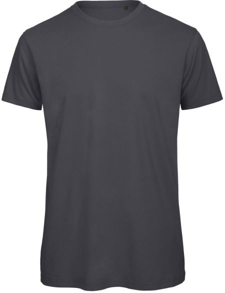 Herren-T-Shirt B+C Inspire T aus Bio-Baumwolle – Hellgrau