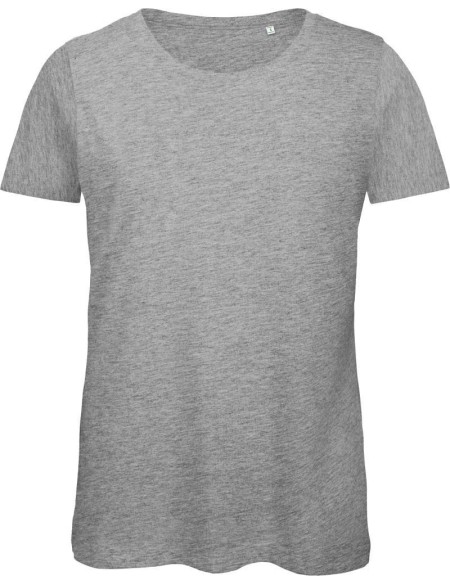 Damen-T-Shirt B+C Inspire T aus Bio-Baumwolle – Sportgrau XS