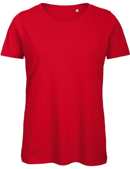 Damen-T-Shirt B+C Inspire T aus Bio-Baumwolle – Millennial Pink