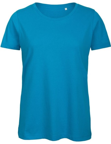 Damen T-Shirt B+C Inspire T aus Bio-Baumwolle - Atoll XS