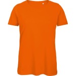 Damen T-Shirt B+C Inspire T aus Bio-Baumwolle - Orange XS
