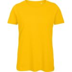 Damen T-Shirt B+C Inspire T aus Bio-Baumwolle – Gelb XL