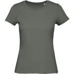 Damen T-Shirt B+C Inspire T aus Bio-Baumwolle - Millennial Khaki S