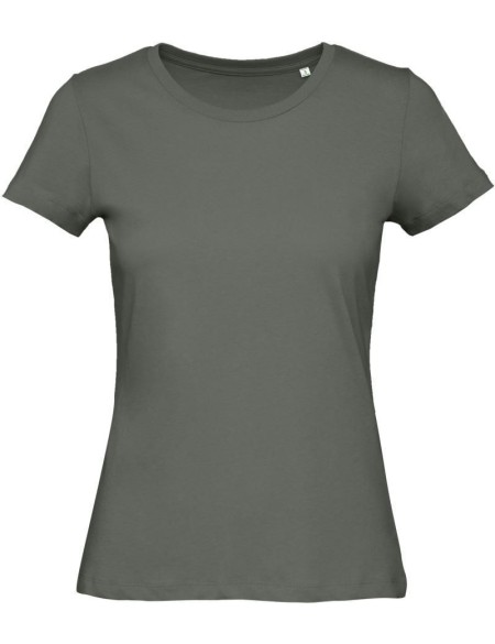 Damen T-Shirt B+C Inspire T aus Bio-Baumwolle - Millennial Khaki S