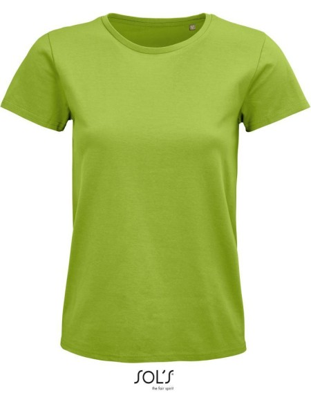 Damen T-Shirt Pioneer - Apfelgrün S