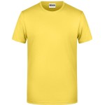 James+Nicholson 8008 Herren-T-Shirt aus Bio-Baumwolle – Gelb M