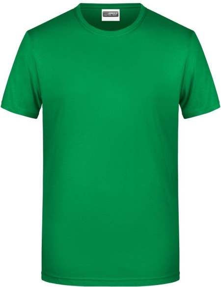 Herren-T-Shirt aus Bio-Baumwolle James+Nicholson 8008 – Farngrün M
