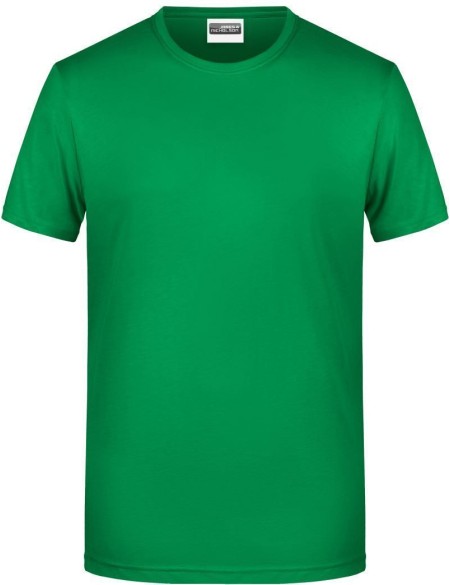 Herren-T-Shirt aus Bio-Baumwolle James+Nicholson 8008 – Farngrün L