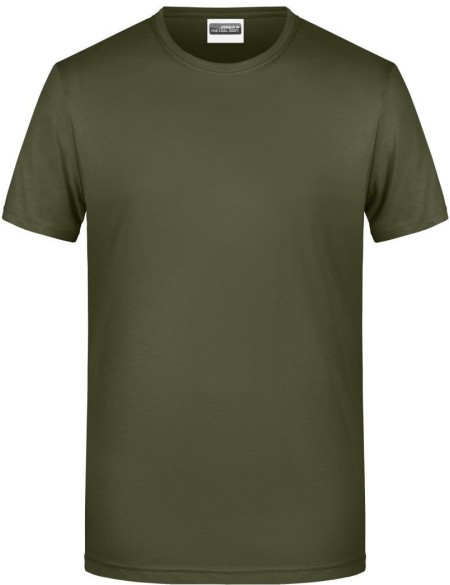James+Nicholson 8008 Herren-T-Shirt aus Bio-Baumwolle – Olive M
