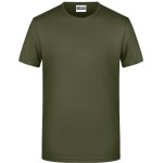 James+Nicholson 8008 Herren-T-Shirt aus Bio-Baumwolle – Olive L