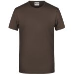 James+Nicholson 8008 Herren-T-Shirt aus Bio-Baumwolle – Braun S